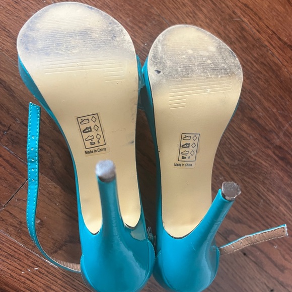 Teal heal size 6 - Picture 4 of 6